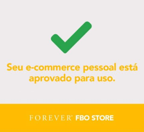 E-commerce Aprovado por Forever Living